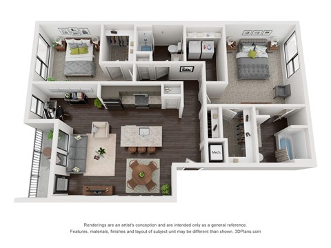 3D floorplan The Vasa